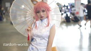 Fate / Tamamo no Mae Cosplay 玉藻前同人旗袍 cicf2020 广州漫展竖屏