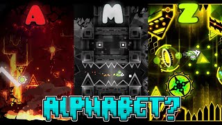 [Geometry Dash] Hardest Demons by Alphabets (4K)