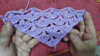 εύκολο πλεκτο σάλι με βελονάκι.  crochet shawl tutorial. irene crochet