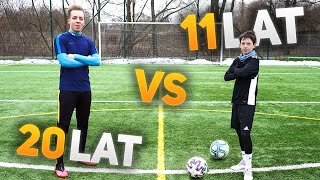 11 latek (Młody Messi) VS 20 latek! | Niesamowity pojedynek na poprzeczki!