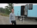He built an affordable Tiny Home hidden inside a Box Truck!