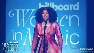 SZA Accepts the Award for Woman of the Year from Coi Leray | Billboard Women In Music Awards 2023