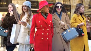 Milan Street Style🇮🇹Italian Elegant Fashion:Classy Luxury Outfits #chanel #vogue #vanityfair