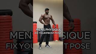 Mens Physique. Fix your front pose #gym #mensphysiqueposing #posingcoach #npc #mensphysique