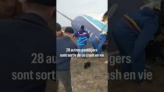 Azerbaijan Airlines : ce passager filme les secondes qui précèdent le crash de l'avion