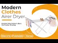 How to Use Electric Heated Clothes Airer Dryer