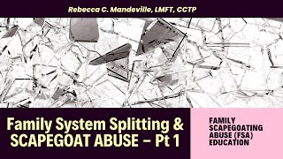 Scapegoat Abuse: Understanding 'Splitting' - Part 1 #scapegoat #narcissisticfamily #cptsd