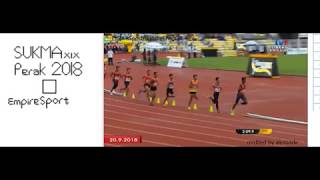 (PTG) Sukma XIX Perak 2018 #76 Final Lelaki 1500m 20/9/2018