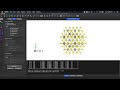 build feps3 monolayer in vesta monoclinic cell