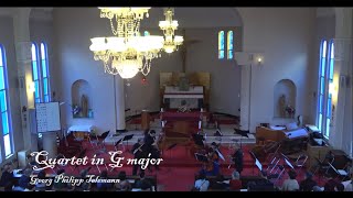 G.Ph.Telemann : Musique de table Quartet in G major, TWV 43:G2 / G.Ph.テレマン : 「食卓の音楽」第１集より四重奏曲 ト長調