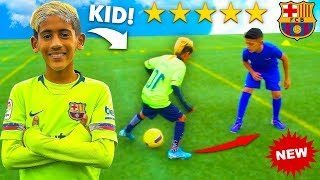 I Challenged KID MESSI To A Football Competition