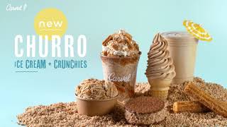 Carvel Churro Ice Cream \u0026 Churro Crunchies are here!