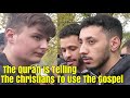 Speakers Corner/Muslims In Shock/They Have No Answer When Shown What Quran Says About Gospel/Junior