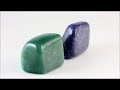 グリーン ブルーアベンチュリン 原石 磨き2個セット 56g aventurine