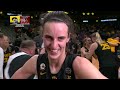 Full final seconds from Iowa's Final Four upset over South Carolina