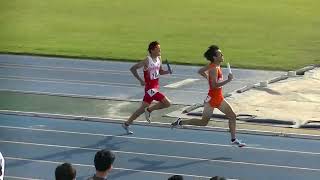 20220821大牟田サマー記録会 男子4x400mリレー第1組