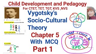 Lev vygotsky Socio-Cultural theory || Vygotsky's Theory important MCQ || TET || CTET