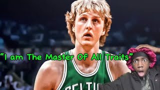 Young Basketball Fan Sits & Learns Why Larry Bird Is The Greatest OF ALL TIME...REACTION!