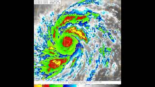 1330 Typhoon Haiyan's IR Satellite Animation (NRL)