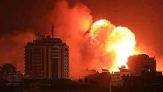 حريق هائل داخل مستشفى الرنتيسي للأطفال إثر قصف إسرائيلي استهدفه 💔😭