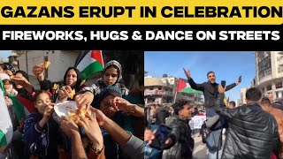 Gaza Ceasefire LIVE | Palestinians Dance To Celebrate Israel-Hamas Ceasefire | Celebrations In Gaza