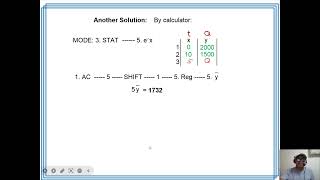 DE PROBLEMS - Family of curves, Growth & Decay, Cooling, Mixture Problems