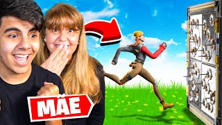 ENSINEI MINHA MÃE JOGAR FORTNITE E ME SURPREENDI! ‹ ElDengoso ›