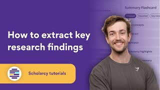 How to extract key research findings from academic articles | Scholarcy's Comparative Analysis