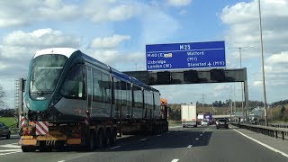 New Nottingham Tram Spotted on M25