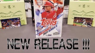 NEW RELEASE!!! 2021 Topps Series 1 Hobby Box Rip