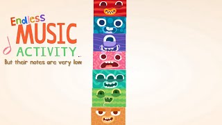 Endless music activity but their notes are very low (fanmade)