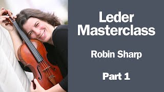 Part 1 - The Leder Masterclass series w/ Robin Sharp | Debut | Palo Alto Chamber Orchestra