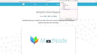 MindNode Quick Entry demo