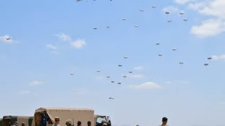 173rd Airborne Brigade and Royal Moroccan Forces joint airborne operations