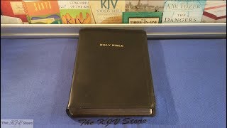 KJV Large Print Thompson Chain Reference Bible – Calfskin Leather