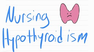 Hypothyroidism in 4 mins! - Nursing Risk Factors, Symptoms, Complications, Diagnostics, Treatment