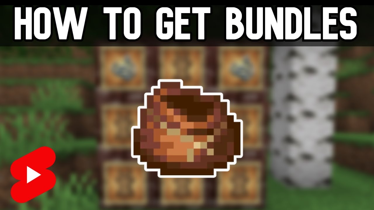 How To Get Bundles In Minecraft Crafting Only In Snapshots Youtube