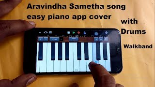 Aravinda Sametha - Title song amazing piano cover - Walkband