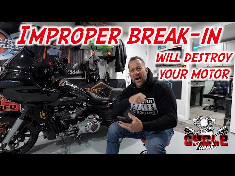 How do you break in a Harley?