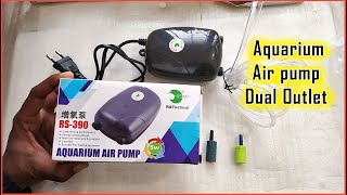 Vayinato RS Electrical RS 390 Dual Outlet Aquarium Air Pump