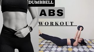 ABS WORKOUT With Dumbbells at Home | NO REPEAT