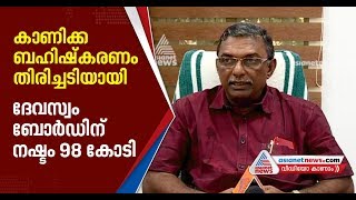 Sabarimala Protest ; Travancore Devaswom Board loss estimates 98 crore says A Padmakumar