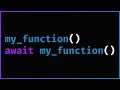 HYBRID sync/async functions in Python?!
