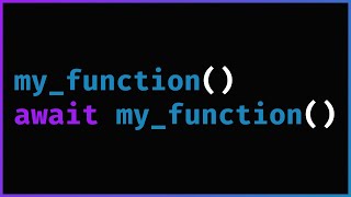 HYBRID sync/async functions in Python?!