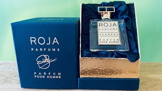 Roja Parfums - Scandal Pour Homme Parfum niche fragrance unboxing and first impressions #juliscent