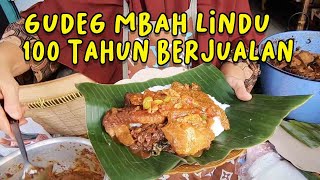 GUDEG LEGENDARIS MBAH LINDU DI JOGJA 100 TAHUN BERJUALAN