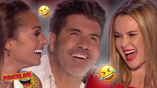 1 Hour Of HILARIOUS BGT Impressions! Simon Cowell Laughing!