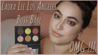 Laura Lee Los Angeles BOSS BABE PALETTE ! | Tutorial & Review