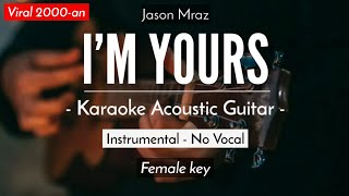 I am Yours (Karaoke Acoustic) - Jason Mraz (Slow Version)