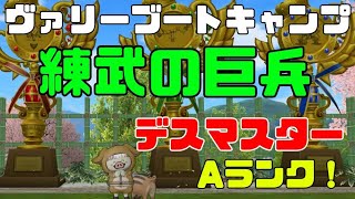 【ドラクエ10】Ver7.1ヴァリーブートキャンプ　練武の巨兵　デスマスターAランク達成！